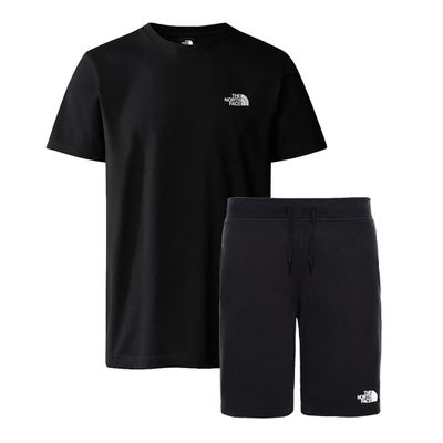 The North Face Black Simple Dome Short Set